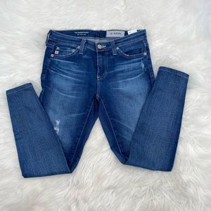 AG Adriano Goldschmeid The Legging Super Skinny Ankle Denim Size 24